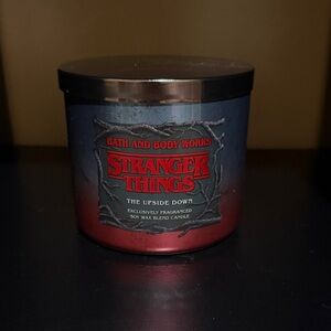 Bath & Body Works Stranger Things Candle - Red and Black